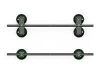 TreeFrog Suction Mounted Roof Rack Cross Bars - Foldable