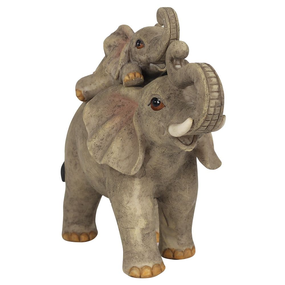 Elephant Adventure Mother and Baby Elephant Ornament - Main Image