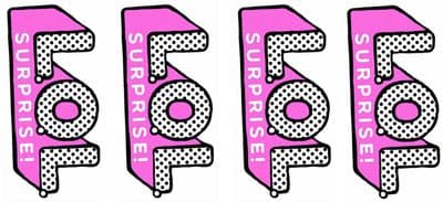 4 x Mini LOL Surprise Edible Icing Logo Cake Decor