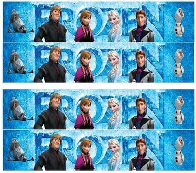 Disney Frozen Icing Ribbon Cake Decoration Decor Plus 4 Strips