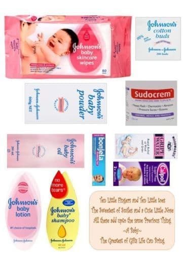 Edible Johnson's Baby Product Labels Tote Baby Baby Shower