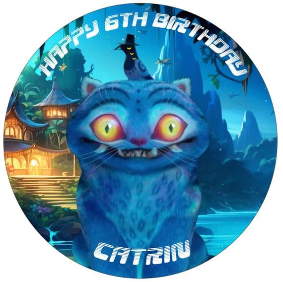 Kpop Demon Hunters ,Huntrix, Personalised Edible Icing Topper 7.5 inch Round/Square.
