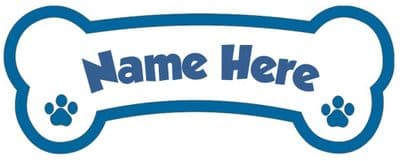 Paw Patrol Bone - Personalised Cake Decor Edible Icing