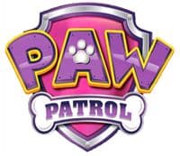 PAW Patrol Logo Edible Icing Decoration Blue or Purple