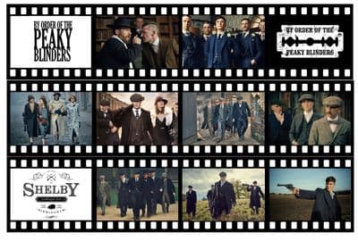 Peaky Blinders -  Film Strip Edible Icing