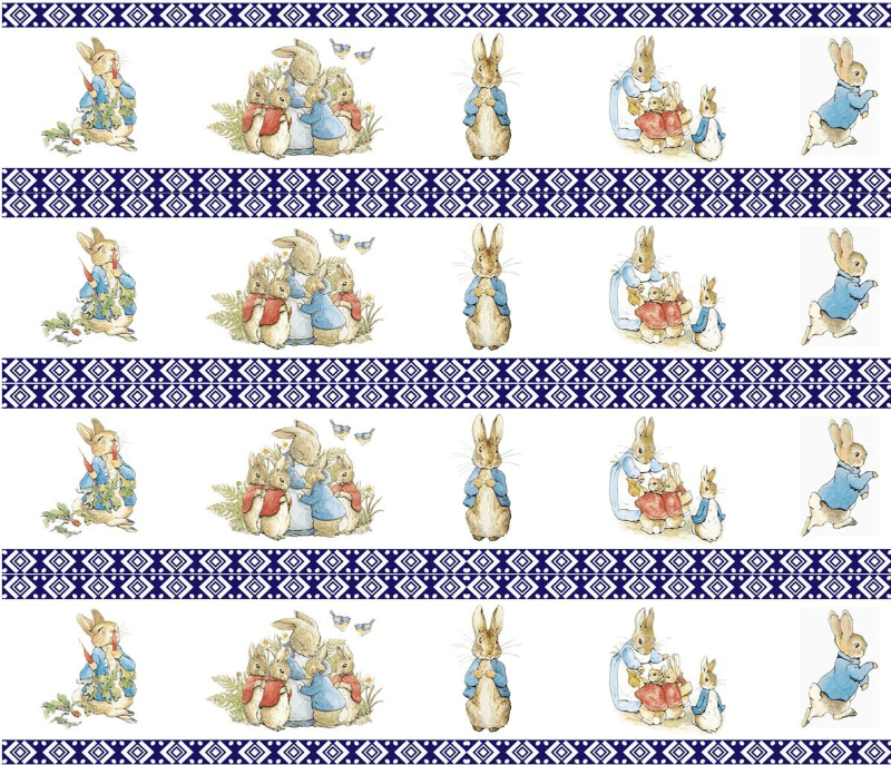 Peter Rabbit Classic Images Cake Ribbon Edible