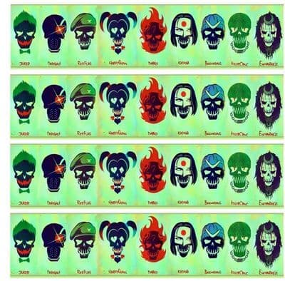 Suicide Squad Edible Icing Ribbon Cake Decoration