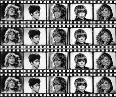 Tina Turner (Film Strip)  Edible Icing Ribbon Cake Decoration