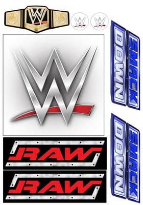 WWE Ring Cake Kit - Decor Icing - E171 free - NOT PRECUT