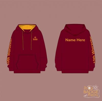 10th Worcester Contrast Hoodie - Kids