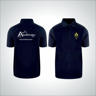 Adult Unisex Navy Polo