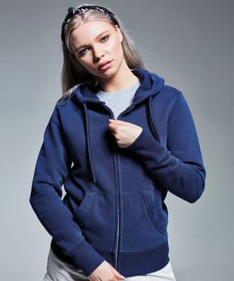 AM004 WOMENS FULL ZIP HOODY