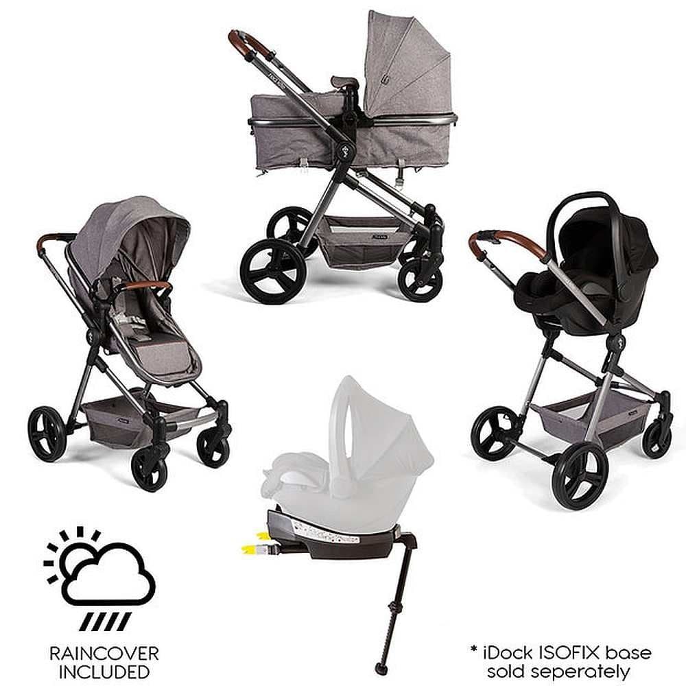 Red Kite Push me Savanna in I Size Travel System Graphite