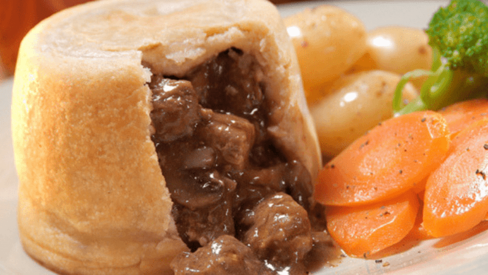 Steak Ale & Mushroom Suet Pudding