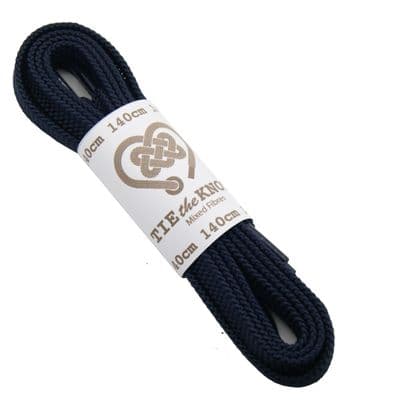 Shoe / Boot Laces Navy Blue Flat For 6 - 10 Eyelets 140cm