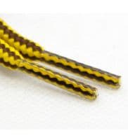 Shoe Boot Laces Pair Gold Brown  6 - 10 Eyelets 140cm