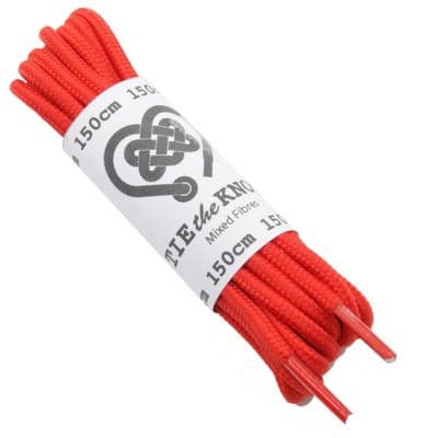 Shoe / Boot Laces Round Light Red Pair for 6 - 12 Eyelets 150cm Long
