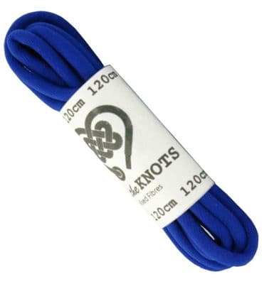 Shoe Laces Pair Blue Round For 5 - 8 Eyelets 120cm