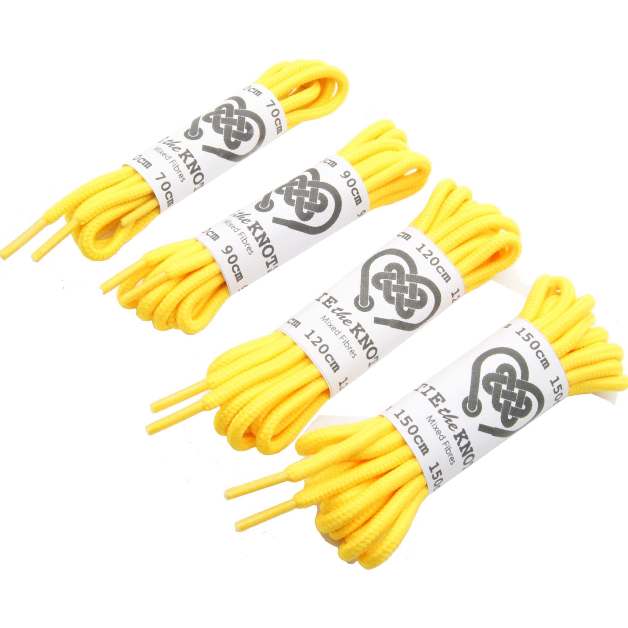 Round Waxed Cotton Shoe Laces - 70cm, Various Colours - For Kids, Adults, Shoes & Boots