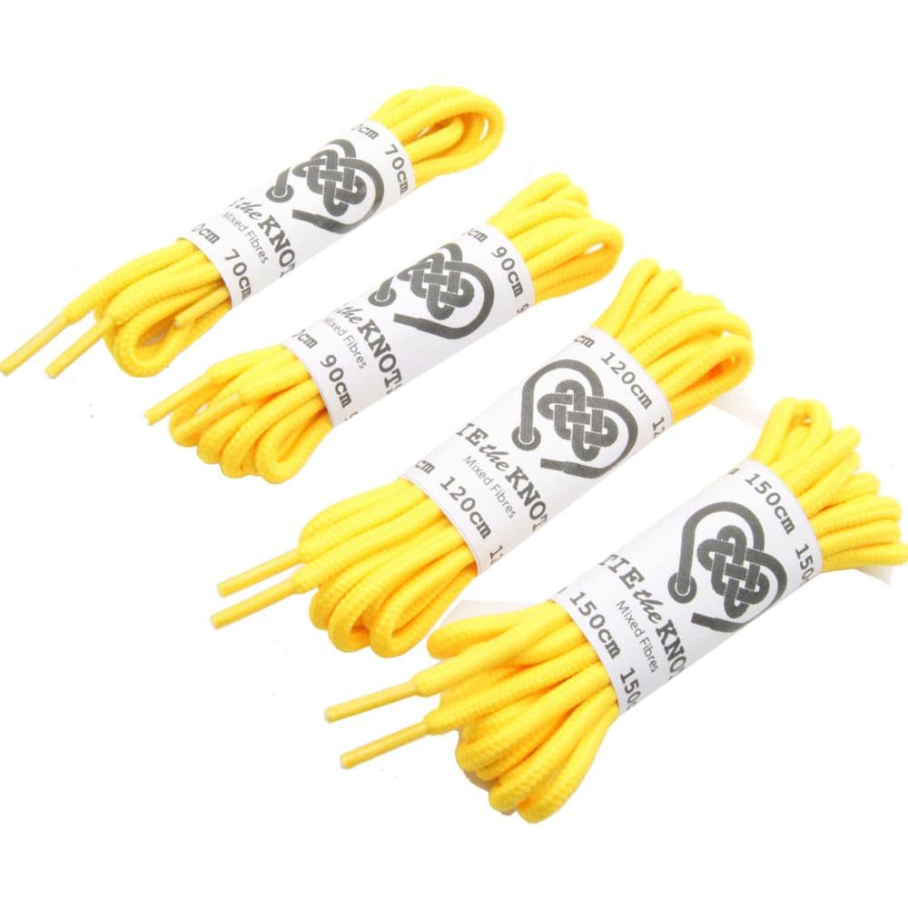 Round Waxed Cotton Shoe Laces - 70cm, Various Colours - For Kids, Adults, Shoes & Boots