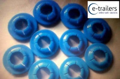 10 x GENUINE ROLLER BUNK GULLWING SNAP FIXING WASHERS FOR 22mm WOBBLE ROLLERS