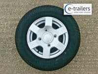 165x13 Kenda Trailer Tyre on Ifor Williams Alloy Wheel Rim 4.5J 5.5