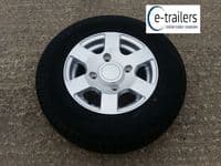 165x13 Kenda Trailer Tyre on Ifor Williams Alloy Wheel Rim 4.5J 5.5