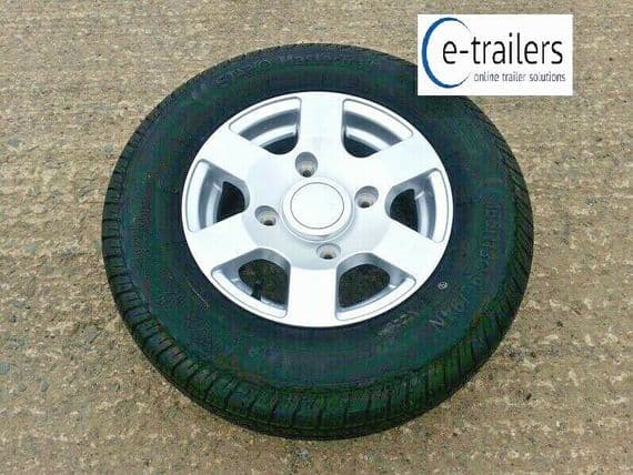165x13 Kenda Trailer Tyre on Ifor Williams Alloy Wheel Rim 4.5J 5.5