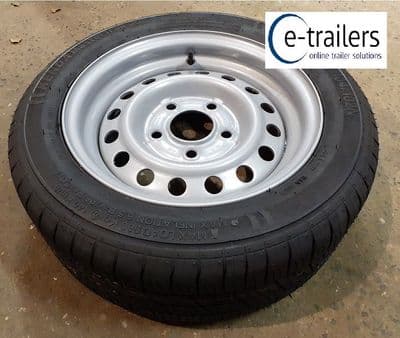 195 50 13 kenda Trailer TYRE on 5 STUD 112mm PCD Wheel rim - BRIAN JAMES TRAILER
