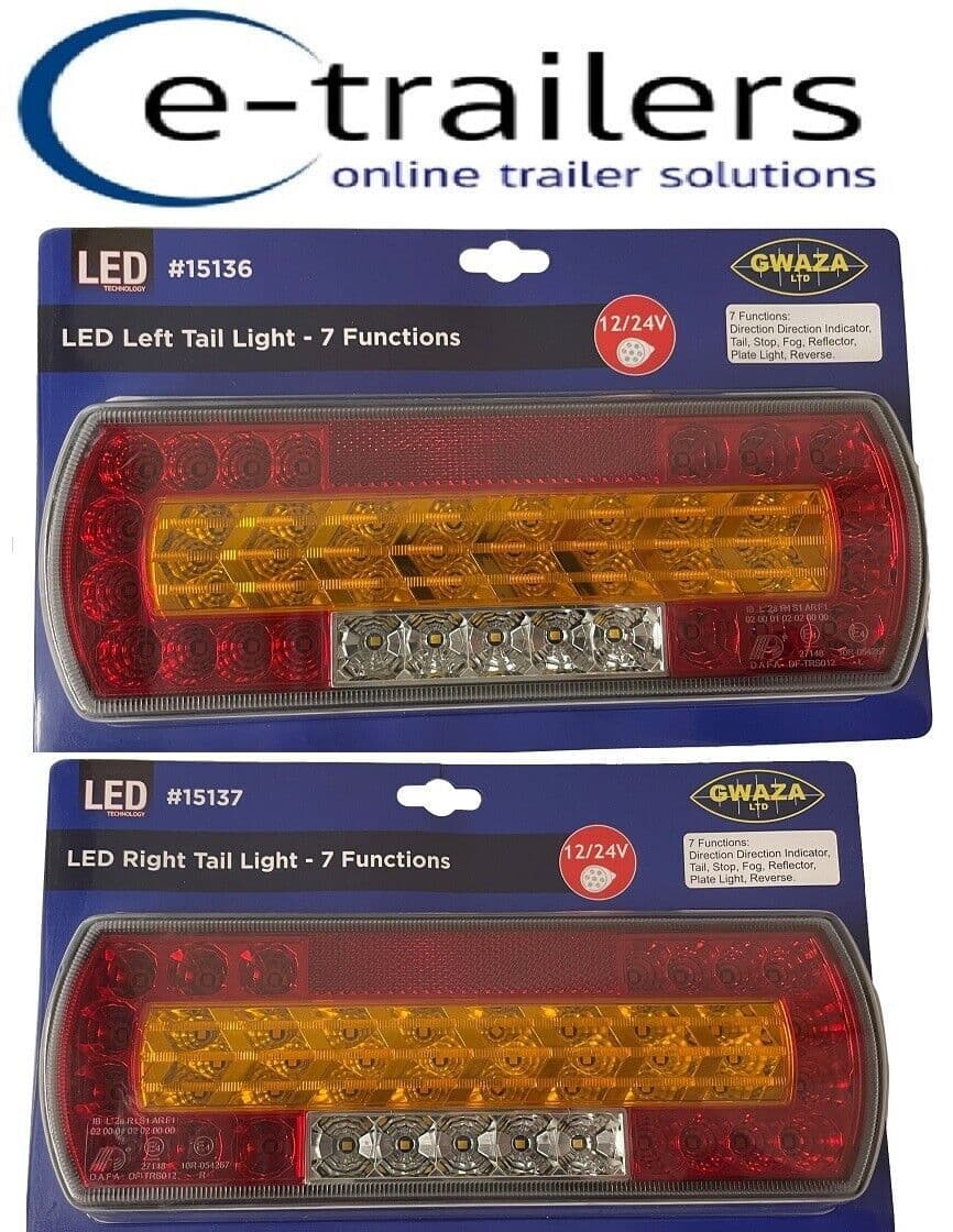 2 x TRAILER LORRY TRACTOR HGV DYNAMIC INDICATOR REAR LED LIGHTS LAMP