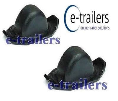 2 x Trailer Parabolic Leaf Spring Rubber Bump Stop same as C80315 Ifor Williams
