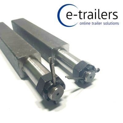 2 x TRAILER STUB axle 200x35x35mm -1