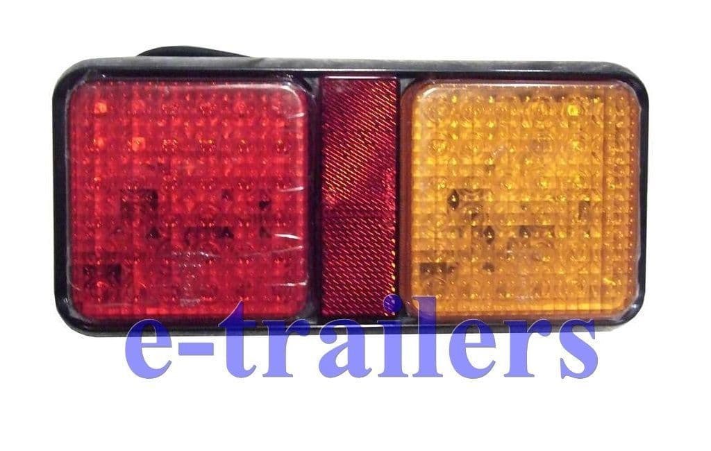 2 x WATERPROOF LED 72PCS-REAR TRAILER LORRY LIGHT CLUSTER -3 IN 1 SUPER ...