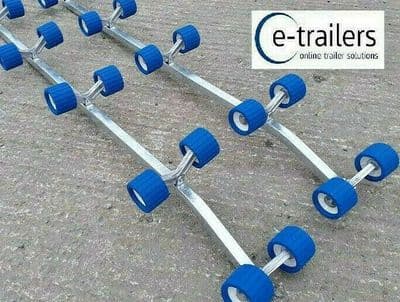 2.5m 24 'Roller Glide' Boat Trailer (No Bunk) System For Fast Launch & Recovery