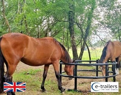 3 Ring Round Bale Feeder for Horse Sheep Lamb Lama alpaca etc- lightweight