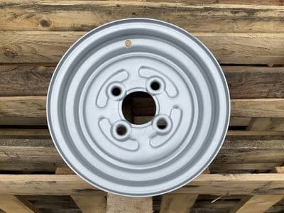 3.50B x 10H2 4 STUD 100mm PCD ET0 MEFRO TRAILER WHEEL
