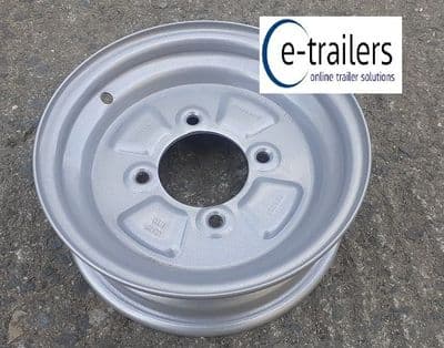 3.50B x 10H2 4 STUD 115mm PCD ET0 STARCO TRAILER WHEEL