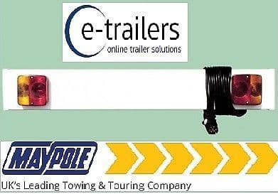 3ft Maypole Light Board 3m 6 core cable - Tractor Link Box Jetski Boat MP251P