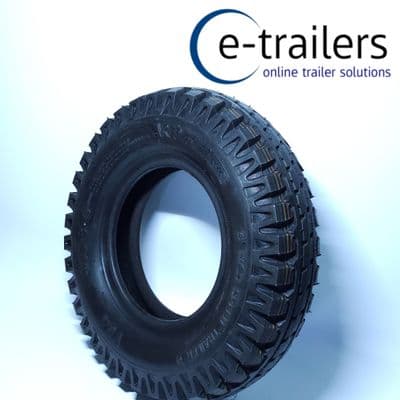 400x8 8PLY VREDESTEIN TRAILER TYRE FOR TOW DOLLY RATED AT 387kg 75M