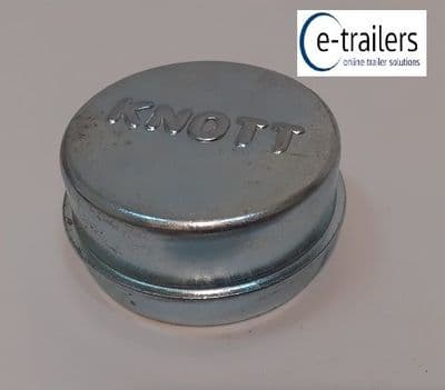 47mm KNOTT Metal Grease Dust Wheel Hub Cap for Trailer Wheels