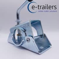 48mm Clamp For Caravan Jockey Wheel or Prop Stand - complete with Mount & Handle Set - QUALITY ITEM