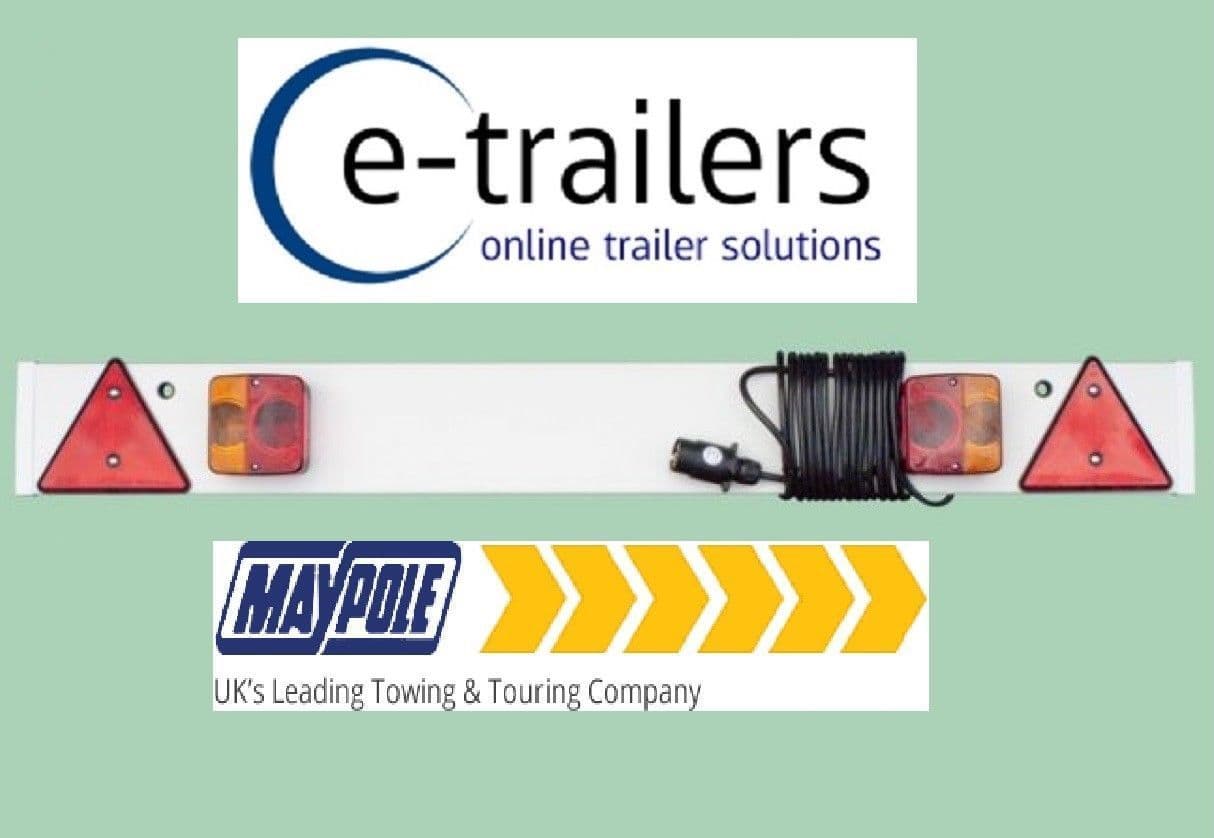4ft Maypole Trailer Light Board 6m cable Car Tractor Jetski Boat