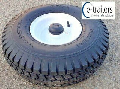 6.00-9 600x9 14 PLY DELI STATIC CARAVAN TYRE & WHEEL+ 35mm BEARING BAND F 2750kg