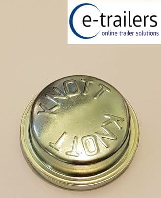64mm KNOTT Metal Grease Dust Wheel Hub Cap for Trailer Wheels
