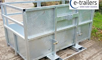 6FT Galvanised 3 Point Link Box & Front Load Tractor Stock Box - MADE TO ORDER