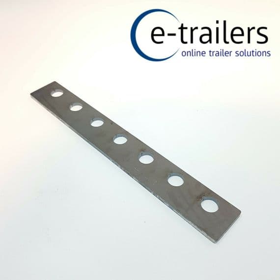 7 HOLE WELD ON ANCHOR PLATE FOR THREADED END KNOTT & ALKO TRAILER BRAKE CABLES