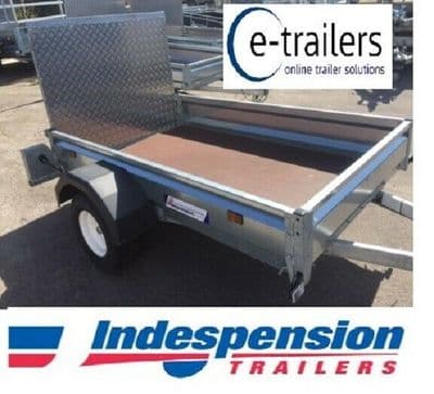750kg INDESPENSION SE07064R UNBRAKED TRAILER-  6' 6 x 4'  SIMILAR P6 - INC VAT