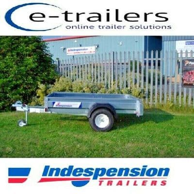 750kg WIDE WHEEL INDESPENSION SE07064 UNBRAKED TRAILER - 6' 6