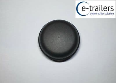 75mm Black Grease Dust Cap - For Ifor Williams Trailers 1992-1996