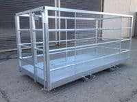 8ft Galvanised Cage Box, Forklift, Handler tele handler  Safety Access work platform fork pocket jcb tractor work platform mesh cage box 2.4m H&S work cage Shetland Islands Orkney Islands Caithness Sutherland Ross & Cromarty Inverness-shire Nairnshire Morayshire Banffshire Aberdeenshire Kincardineshire Angus (Forfarshire) Perthshire Argyllshire Fife Kinross-shire Clackmannanshire Stirlingshire Dunbartonshire East Lothian Midlothian West Lothian Renfrewshire Buteshire Berwickshire Selkirkshire Peebles-shire Lanarkshire Ayrshire Northumberland Roxburghshire Dumfries-shire Kirkcudbrightshire Wigtownshire Tyne & Wear Durham Cumbria North Yorkshire East Riding of Yorkshire West Yorkshire Lancashire Greater Manchester Merseyside Lincolnshire Nottinghamshire South Yorkshire Derbyshire Cheshire Flintshire Denbighshire Anglesey Caernarvonshire Rutland Leicestershire Staffordshire Shropshire Montgomeryshire Merionethshire Norfolk West Midlands Suffolk Cambridgeshire Bedfordshire Northamptonshire Warwickshire Worcestershire Herefordshire Radnorshire Cardiganshire Essex Hertfordshire Buckinghamshire Oxfordshire Gloucestershire Monmouthshire Breconshire Glamorgan Carmarthenshire Pembrokeshire Kent Greater London Surrey Berkshire Wiltshire Somerset East Sussex West Sussex Hampshire Dorset Devon Cornwall Antrim Derry / Londonderry Down Armagh Tyrone Fermanagh Launceston Plymouth Turro Penzance St Austell Exmouth Salcombe Totnes Bournemouth Southampton Cardiff Manchester Liverpool Glasgow inverness Looe Liskeard Bodmin